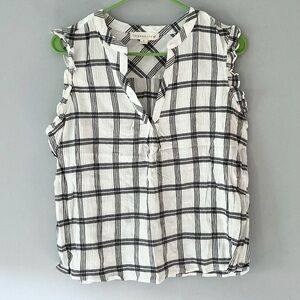 Lovestitch sleeveless v-neck top